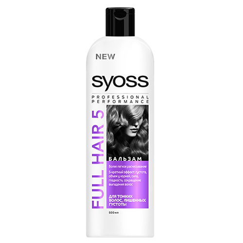 

Бальзам для волос SYOSS FULL HAIR 5 для тонких и лишенных объема волос 500 мл