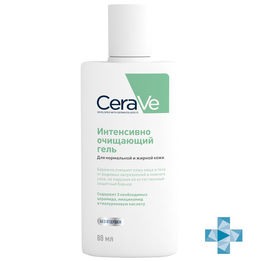 

Гель для лица и тела CERAVE очищающий для нормальной и жирной кожи 88 мл