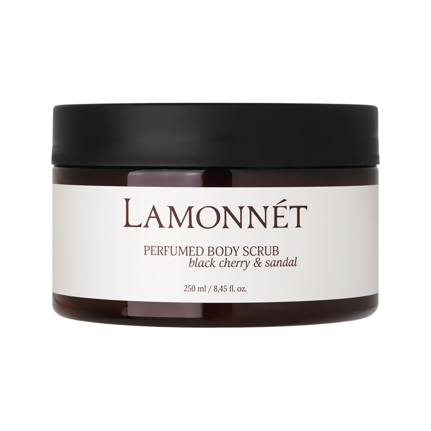 Скраб для тела LAMONNET парфюмированный черная вишня и дерево сандал 250 мл
