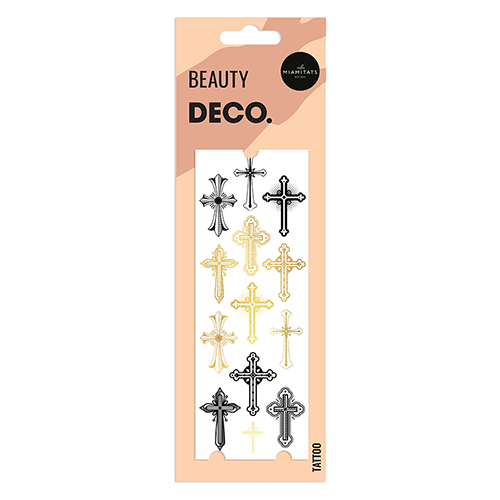 

Татуировка для тела DECO. AESTHETIC MOOD by Miami tattoos переводная Cross