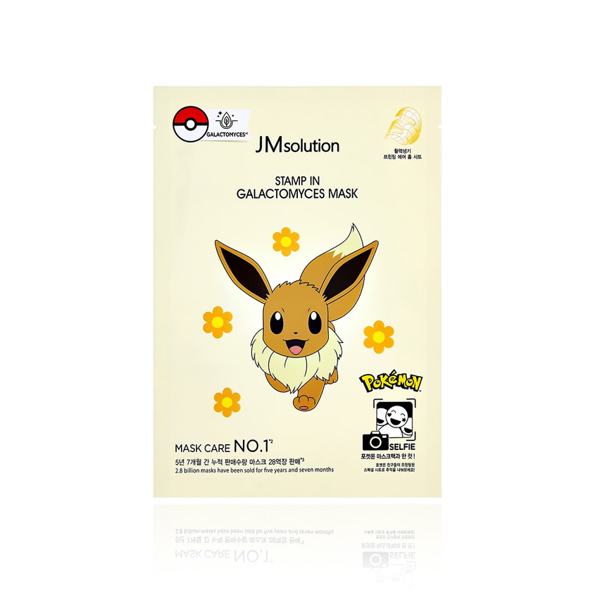 маска для лица jmsolution pokemon с аминокислотами 30 мл Маска для лица JMSOLUTION POKEMON с галактомисисом 30 мл