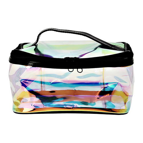 

Косметичка-пенал LADY PINK голографическая