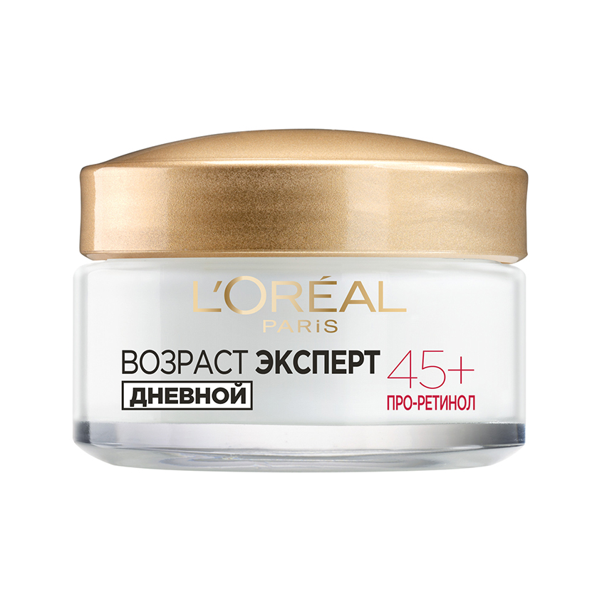 Крем для лица дневной LOREAL ВОЗРАСТ ЭКСПЕРТ лифтинг-уход против морщин 45+ с ретино-пептидами 50 мл