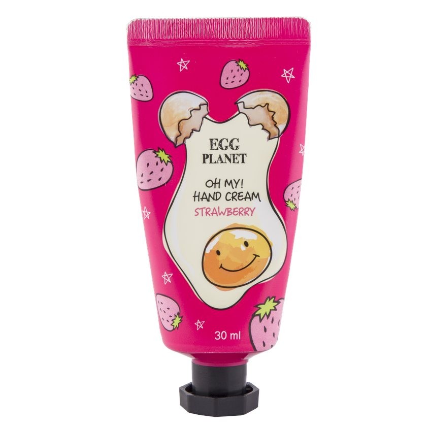 egg planet крем для рук egg planet oh my hand cream банан 30 мл Крем для рук EGG PLANET OH MY! HAND CREAM Клубника 30 мл