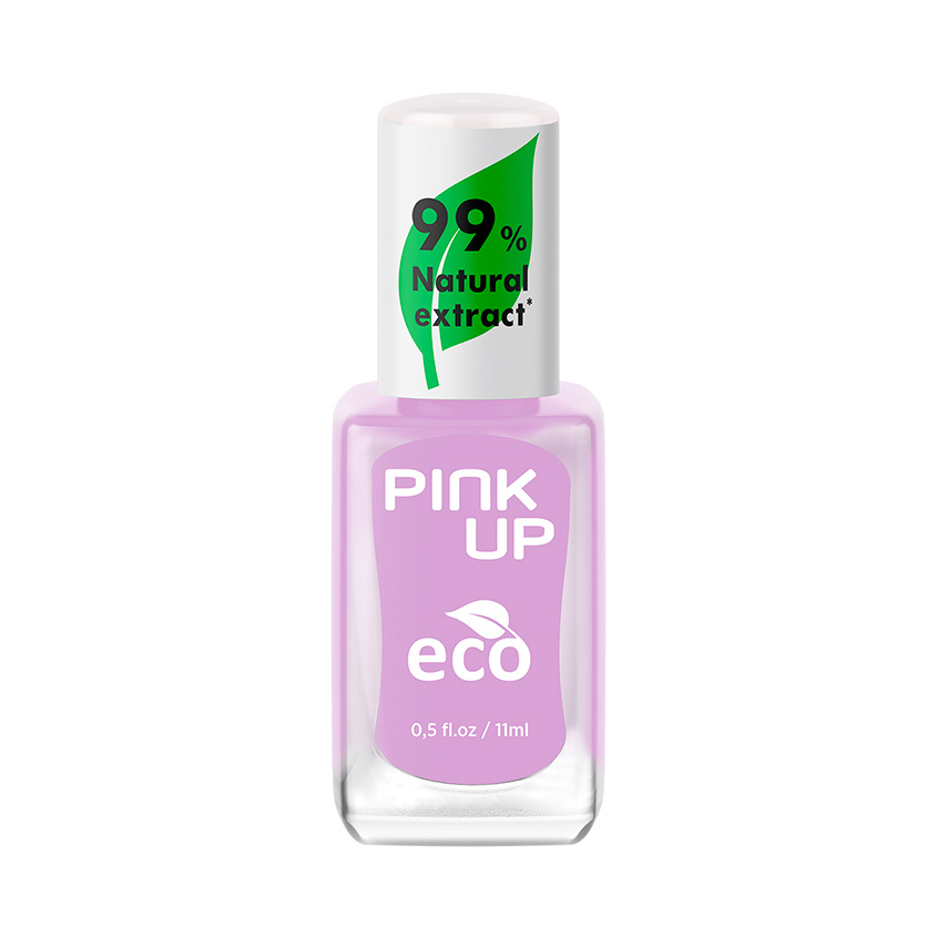 

Лак для ногтей PINK UP ECO тон 15 с натуральными ингредиентами 11 мл