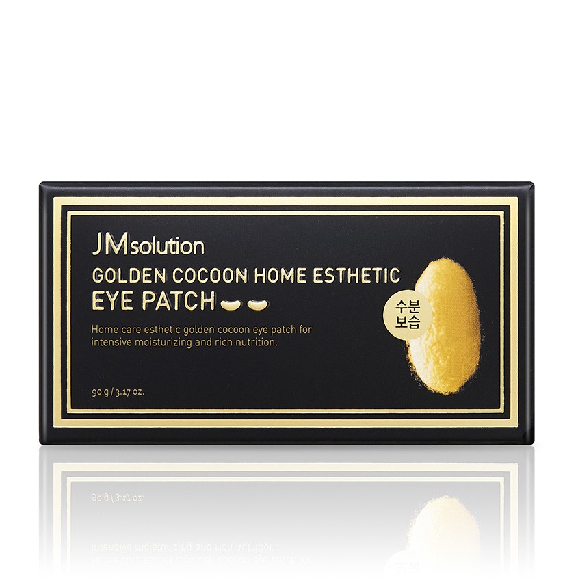 Патчи для глаз `JMSOLUTION` GOLDEN COCOON гидрогелевые с протеинами кокона шелкопряда и золотом 60 шт