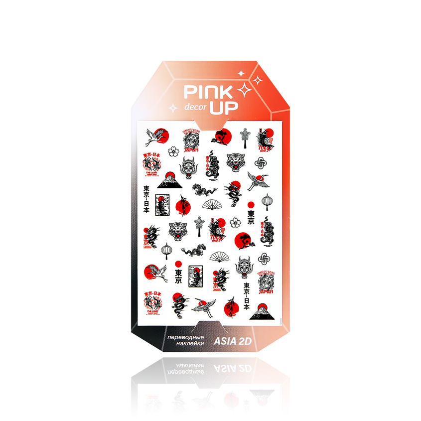 Наклейки для ногтей PINK UP DECOR MYSTIC переводные тон 09 наклейки для дизайна ногтей с кошками и собаками самоклеящиеся переводные наклейки 3d слайдер самодельные наклейки украшения для дизайна