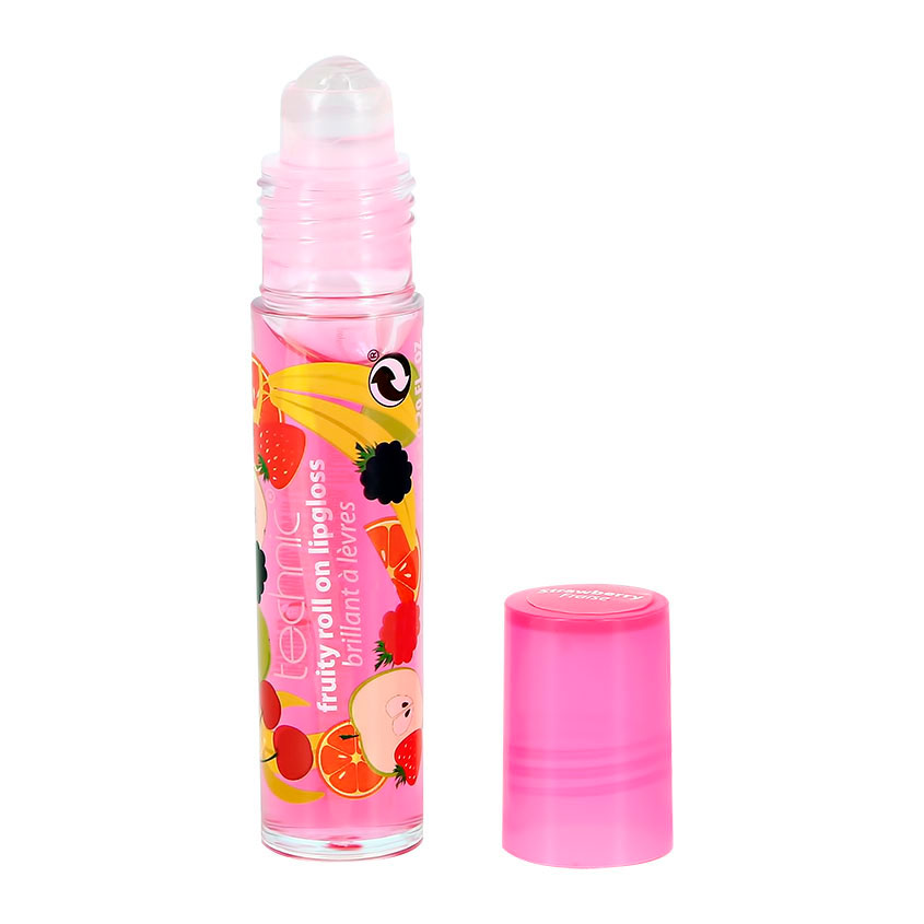 

Блеск для губ TECHNIC FRUITTY ROLL ON LIPGLOSS тон strawberry