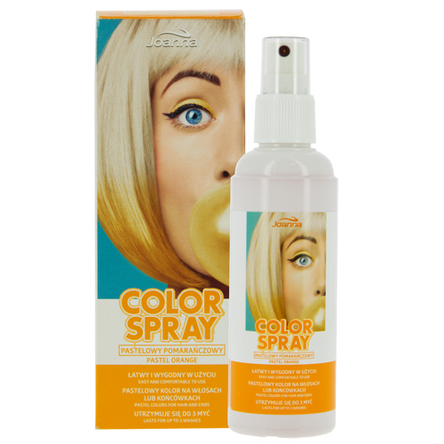 

Спрей для волос оттеночный JOANNA COLOR SPRAY Pastel тон оранжевый 150 мл