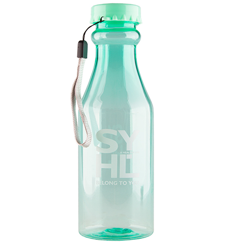 Бутылка для воды FUN прозрачная mint 550 мл - фото 1