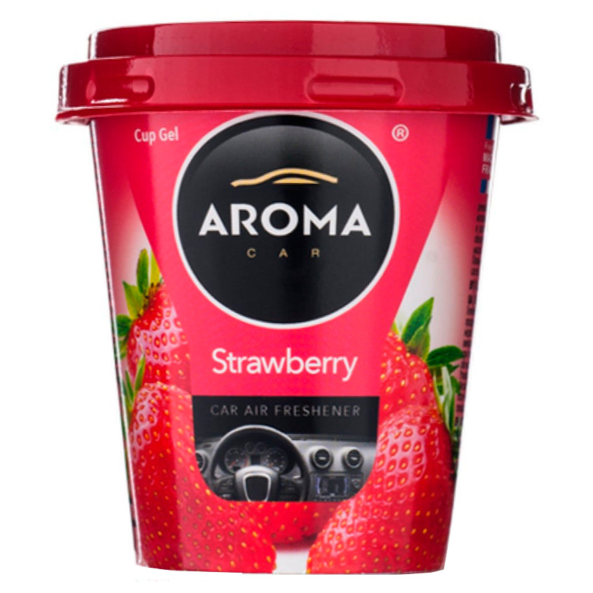 Ароматизатор для машин AROMA CAR Strawberry 130 г - фото 1