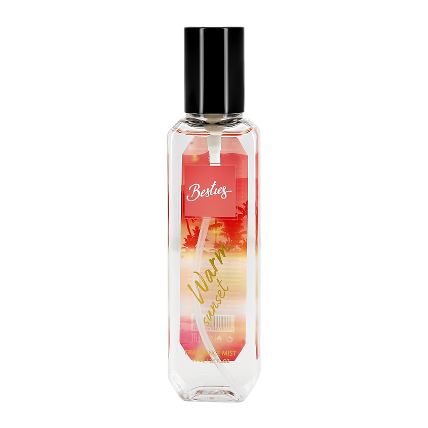 Парфюмированный мист для тела BESTIES FRAGRANCE MIST warm sunset жен. 75 мл - фото 1