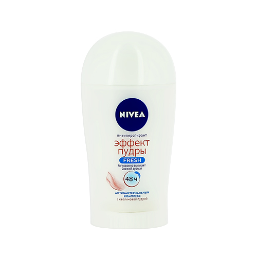 

Део-стик жен. NIVEA ЭФФЕКТ ПУДРЫ FRESH антиперспирант 40 мл
