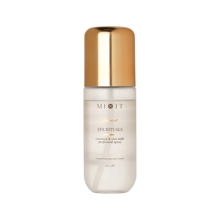 Спрей для тела MIXIT SPA RITUALS GOURMET парфюмированный с ароматом кокоса и рисового молока 100 мл