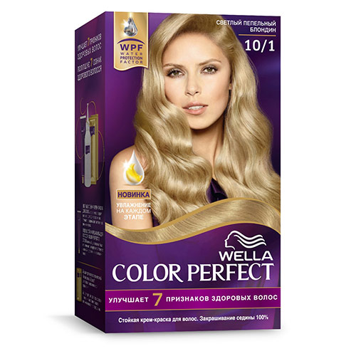 

Крем-краска для волос WELLA COLOR PERFECT тон 10/1 Светлый пепельный блондин