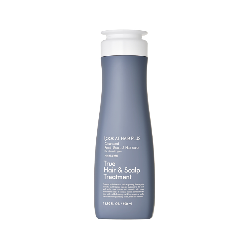Кондиционер для волос LOOK AT HAIR PLUS True Hair & Scalp для жирной кожи головы 500 мл