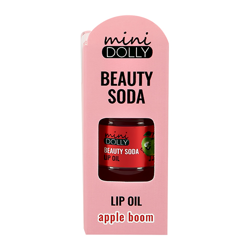 Блеск-масло для губ `MINI DOLLY` BEAUTY SODA тон Apple boom