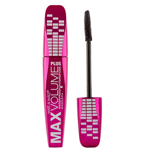 

Тушь для ресниц WET N WILD MAX VOLUME PLUS черная водостойкая