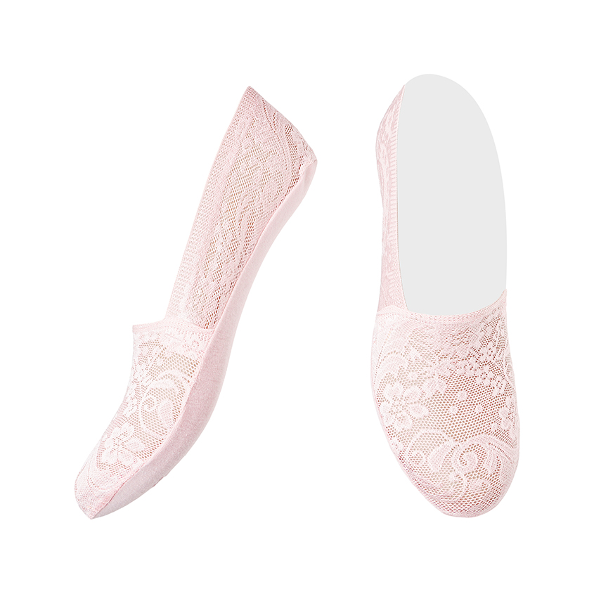 Подследники TRENDY LOOK BREATHABLE LACE розовый one size