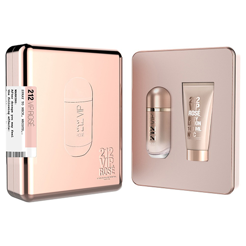 

Набор подарочный женский CAROLINA HERRERA 212 VIP ROSE парфюмерная вода 50 мл, лосьон для тела 75 мл