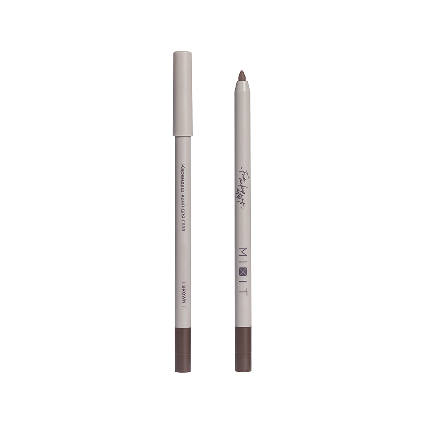 Карандаш-каял для глаз MIXIT KAJAL EYE PENCIL автоматический тон 02 Brown