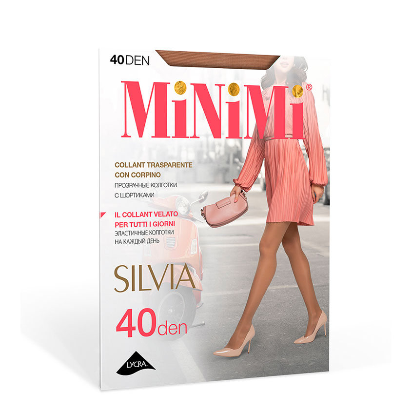 Колготки женские MINIMI SILVIA 40 den Daino р-р 4