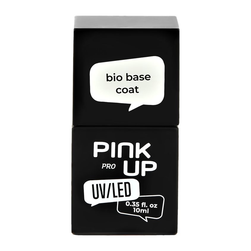 Эластичная база для ногтей UV/LED PINK UP PRO bio base coat с витаминами 10 мл pink up pink up эластичная база для ногтей uv led pro bio base coat с витаминами