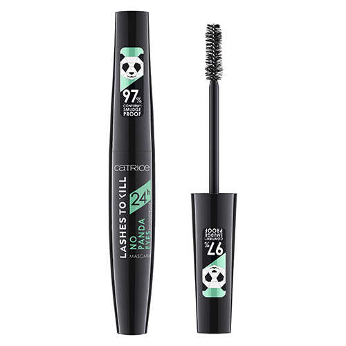 

Тушь для ресниц CATRICE LASHES TO KILL 24H NO PANDA EYES объем, подкручивание и уход черная