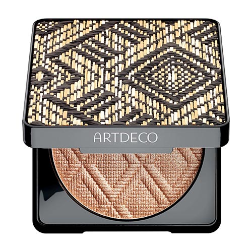 Пудра-хайлайтер компактная для лица ARTDECO GLOW BRONZER тон summer glow - фото 1