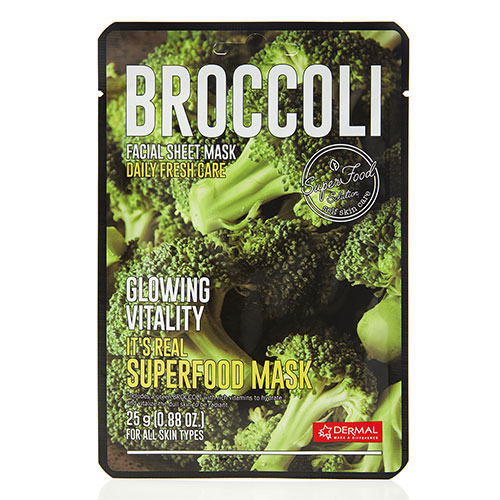

Маска для лица DERMAL SUPERFOOD с экстрактом брокколи 25 г