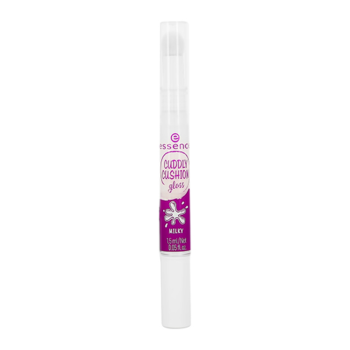 Блеск-кушон для губ `ESSENCE` CUDDLY ухаживающий тон 01 Milky