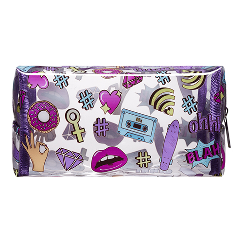 

Косметичка LADY PINK FUNNY PRINTS фиолетовая