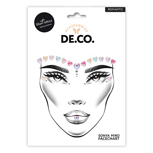 

Кристаллы для лица и тела DECO. FACE CRYSTALS by Miami tattoos Romantic