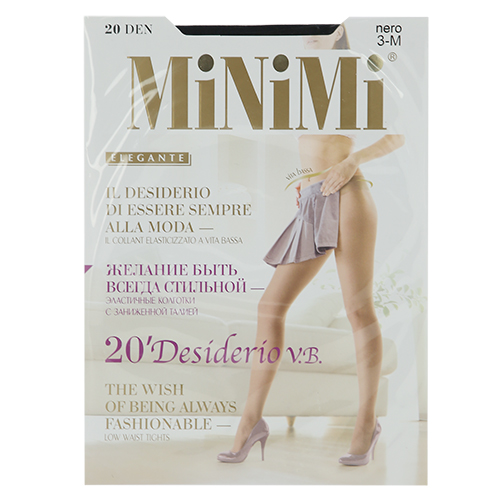 

Колготки женские MINIMI DESIDERIO 20 den Nero р-р 3