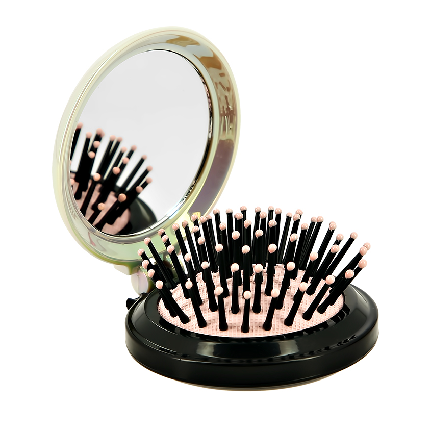 Расческа для волос с зеркалом `MISS PINKY`