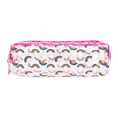 

Косметичка-пенал LADY PINK розовая с принтом