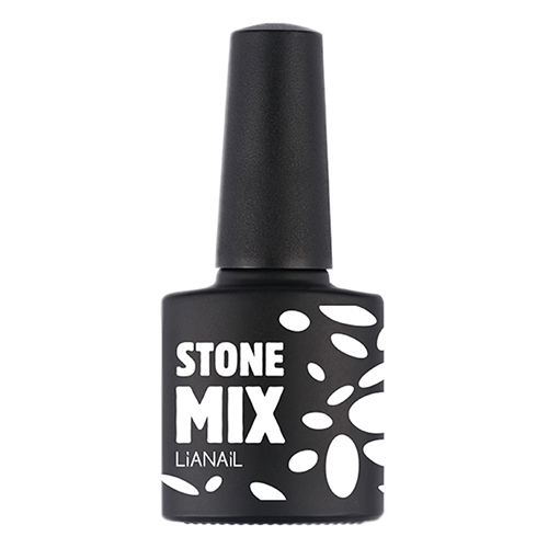 Гель-лак для ногтей UV/LED `LIANAIL` STONE MIX тон Белый нефрит 10 мл