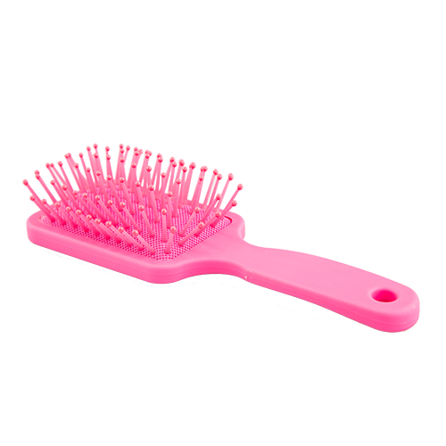 

Щетка для волос LADY PINK BRIGHT массажная мини квадратная soft touch