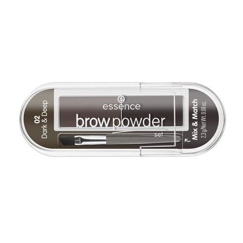 Тени для бровей ESSENCE BROW POWDER SET тон 02 для брюнеток