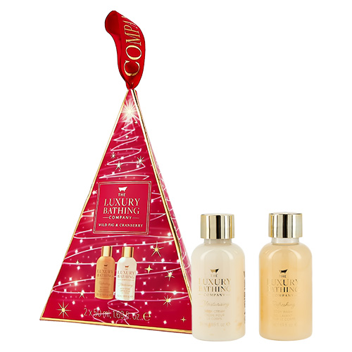 

Набор подарочный женский THE LUXURY BATHING BY GRACE COLE WILD FIG & CRANBERRY гель для душа 50, крем для тела 50 мл