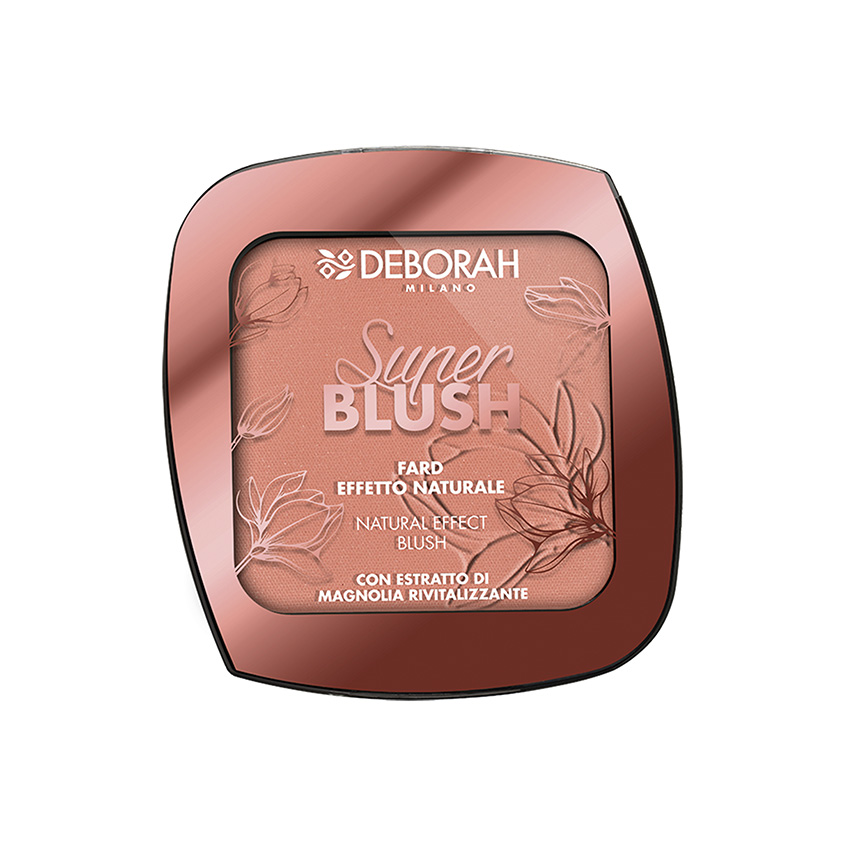 Румяна для лица DEBORAH SUPER BLUSH тон 02 кораллово-розовый