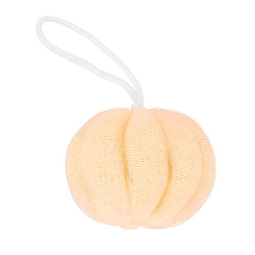 Мочалка-шар для тела `DECO.` синтетическая (pumpkin)