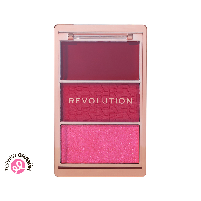 Палетка румян для лица REVOLUTION ICON BLUSH тон My cherry truth
