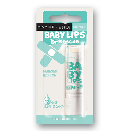 Бальзам для губ MAYBELLINE BABY LIPS DR. RESCUE Нежный ментол