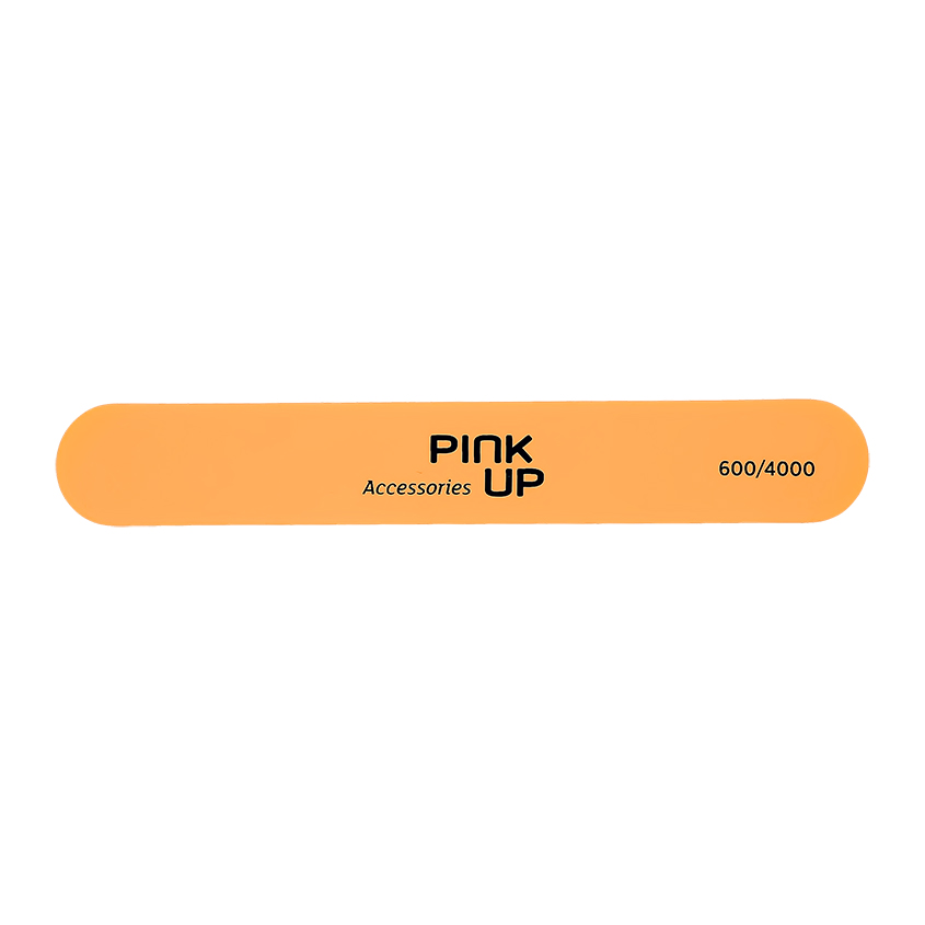 Пилка полировочная для ногтей PINK UP ACCESSORIES 600/4000 грит, Для маникюра и педикюра