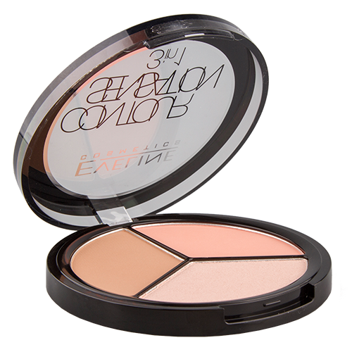 Eveline contour sensation палитра для макияжа лица