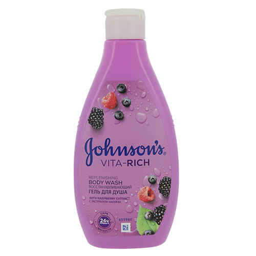 

Гель для душа JOHNSONS VITA-RICH восстанавливающий с экстрактом малины 250 мл