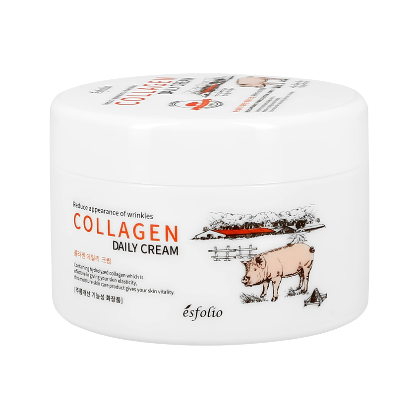 Крем для лица ESFOLIO COLLAGEN с коллагеном 200 мл