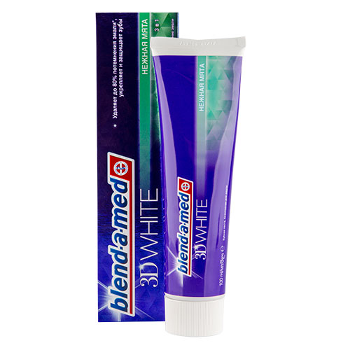 Паста зубная `BLEND-A-MED` 3D WHITE отбеливающая 100 мл