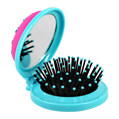 Расческа для волос `MISS PINKY` с зеркалом